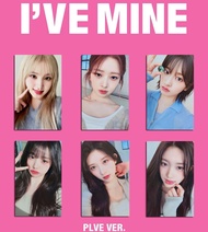 IVE Album IVE MINE PhotoCards PLVE Ver. Yujin Rei Gaeul Liz Lesseo Wonyoung Photo Cards 6 Per Set