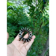 ORIGINAL CB 100 EXHAUST RING, ORIGINAL CB 100 EXHAUST BRACKET