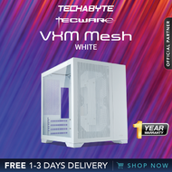 Tecware VXM Mesh/Tempered Glass Case (Black/White)