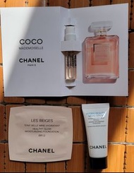 Chanel  Coco香水辦， Chanel micro serum 辦， Chanel moisturizing foundation sample