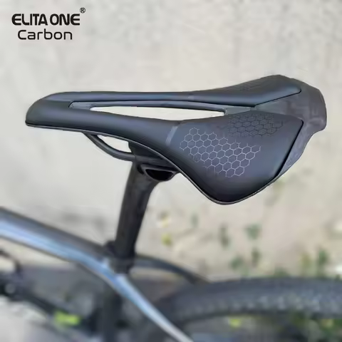 elita one MTB/road Ultralight Seat 115g 250x150mm PL UD Textured Carbon Fiber Saddle