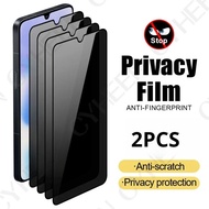 1-2Pcs Black Edge Screen Protector For Oppo A97 A96 A95 A94 5G 4G Anti Spy Privacy Phone Screen Prot