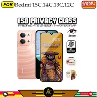 Tempered Glass ESD Panda Privacy Anti Static Redmi 15C 4G 5G 14C 13C 13C 5G