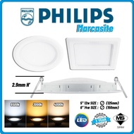 PHILIPS MARCASITE ROUND/SQUARE LED DOWNLIGHT [RD 5" 12W-59522] [SQ 5" 12W-59527] [RD 6" 14W-59523] [SQ 6" 14W-59528]