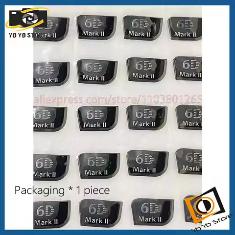 1pc New Body Emblem Logo Name Plate Nameplate Repair Part For Canon EOS 6D mark II ; 6D2 6D II SLR