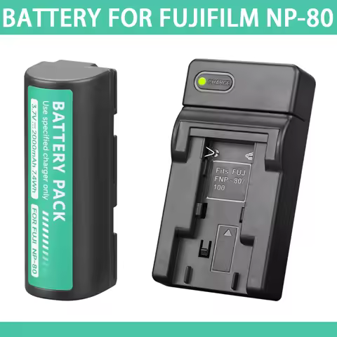 PALO 2000mAh NP-80 NP 80 Camera Battery For Fujifilm FinePix 1700z FinePix 6900 Zoom MX-2900 MX-6800