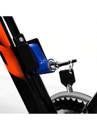 1個自行車和山地車碟煞車鎖,附安裝支架,防盜鎖定裝置,摩托車和自行車配件