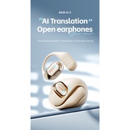 Heavy Bass BASS AI-2 AI Translation Open Earphone | Simultaneous translation | Cinema Gred Sound Eff