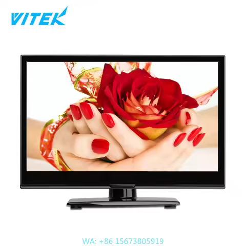 Truck Use 15.6" 18.5" LED Solar Tv 12v, Solar Power Home Use DVD Optional 22 24 28 32 Inch LED TV DC