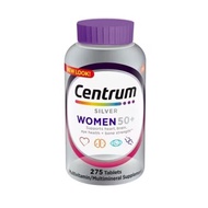 Centrum Silver Women Multi-Vitamins and Minerals and Lycopene Multi-Vitamin 275/200 เม็ด เหมาะสำหรับผู้ที่มีอายุมากกว่า 50 ปี