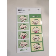 ON HAND) IVE with LINE FRIENDS IVE SWITCH POP-UP OFFICIAL MD 4CUT STICKER YUJIN
