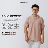 Common Goods Short Sleeve ReverePOLO - Salmon Brown