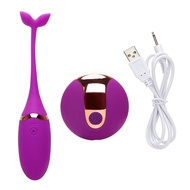 Adult Supplies TadpoleUSBCharging Wireless Remote Control Vibrator Couple Sexy Funny Touch Smart Ball Fishtail