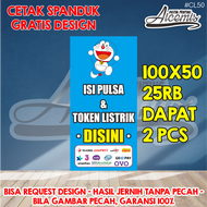 spanduk 1 hari jadi / spanduk banner etalase konter pulsa / spanduk konter hp / banner konter pulsa / poster etalase konter / gambar etalase konter / logo pulsa operator / poster logo pulsa / Spanduk Jualan / spanduk doraemon / spanduk banner v.16