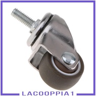 [Lacooppia1] Heavy Duty Rubber Castor Wheel Trolley Furniture Bed Industrial Caster 1 Inch