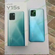 vivo y15s 3/32 bekas second biru putih