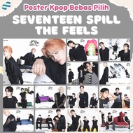 SEVENTEEN Spill The Feels Here Poster (Part 1) - Kpop Poster A4 A5 A6