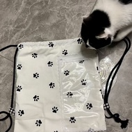 New High-value Printed Canvas Pain Bag Sweet 2d Backpack Large Capacity Drawstring Backpack