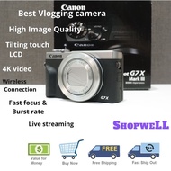 Canon PowerShot G7X Mark III G7X3 Digital Compact Camera for Vlogging YouTube Filmmaking Photography