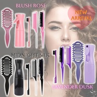 5pcs Hair Styling Set: Airflow Curling Brush, 200ml/6.8oz Hairdressing Spray Bottle, Double Side Edg