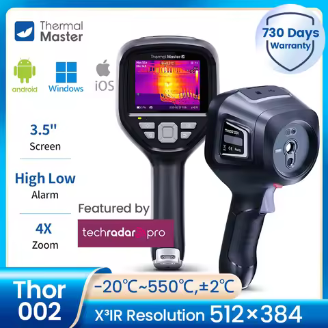 Thor 002 Handheld Thermal Imaging Camera 512×384 X³IR Resolution -20℃ ~550℃ Infrared Thermal Imager 