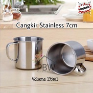 7cm Stainless Steel Cup Stainless Steel Cup Souvenir/ Vintage Cup/