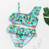 2-piece girls' swimsuit, one-piece beach swimsuit for children