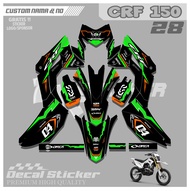 Decal Sticker CRF 150 LSuper Glosy-Full Body motif terbaru-AK-028