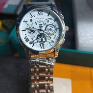 Mens Automatic Movement Watch Easy Reader Luminous Calendar Bracelet Watch for Outside Office Busine