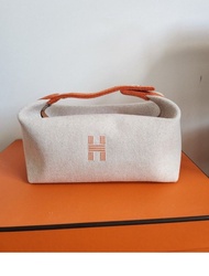 全新正品 Hermes Bride-A-Brac Bride a brac case handbag bag clutch 餐盒包 飯盒袋 飯盒包 小號  PM 羊毛編織帶