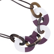 【日本直送】愛馬仕 HERMES Lacquer 項鍊 水牛角 約 36g 女性【二手品】