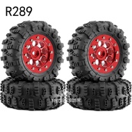 1.3" Aluminum Beadlock Wheels & Mud Terrain Tires Set for 1/24  RC Crawlers Ascent UDIRC UCX24  Upgr