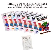Theory of Music Made Easy Grade 1 - Grade 8 / Theory Book / Theory Workbook /