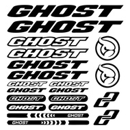 GHOST Road Bike Mountain Bike MTB BMX Bike Frame Sticker Bike Decoration Accessories