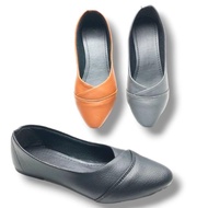 Women's Plain Ballet Flat Shoes H07