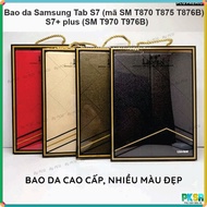 Samsung Tab S7 leather case (code SM T870 T875 T876B) | S7+ plus (SM T970 T976B)) Lishen brand is du