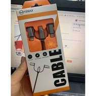 Genuine 3-head VIMAX charging cable - 6-month renewal warranty