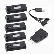 3.7V 1800Mah Battery and Charger For E88 E88PRO Ls-E525 E525 PRO Mini Uav Drone RC Quadcopter Parts 