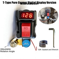 WISHAWEO2Y Truck Battery Disconnect Switch, Real Voltage Monitoring T Type Design Car Battery Discon