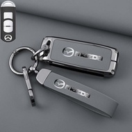 Mazda 2 3 6 SUV CX30 3 CX5 CX8 9 Keyless Remote Protection CX-5 CX-8Car Key Cover Leather Key Cover