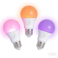 A60 LED Colored Light Bulbs, 3Colors in one,9W - 60W Equivalent, 3CCT Non-Dimmable, E27 Standard Bas