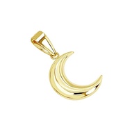 [La Christie] Necklace Top Moon Moon Women Men K1818 Gold Gold lp103-0005