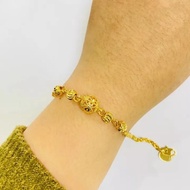 FREE COP 916 Bracelet Gelang Tangan Pandora Gold Emas Bangkok
