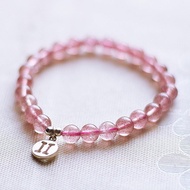 Gemini Strawberry Crystal Bracelet 12 Constellation Exclusive Pink Crystal Bracelet Student Unique S