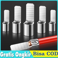 Flat Pin StudSkun C45 C-45 Sekun Cable Terminal Wire Cable Connector Non Insulated 4mm, 6mm, 10mm, 1