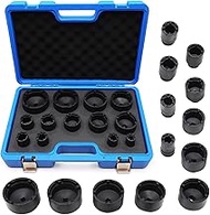 BONJUME 13-piece slot nut spanner set 1/2 inch, 18-80 mm pin internal, 60 mm long, suitable for KM, 