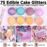 Edible Food Glitter Lustre Dust Powder Edible Glitter Gold Color Halal Certified Makanan Color 食用闪光粉
