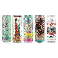 American Arizona Green Tea/Low Sugar Tea/Lemon Flavor Tea/Peach Tea/Classic Black Tea 650ml/Can