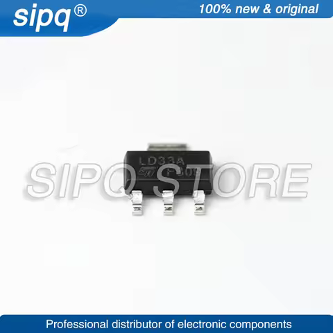 100PCS/LOT LD1117AS33TR LD1117AS33 SOT-223 Brand New Original In Stock Authentic Product IC Chip