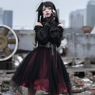 y2k Millennium Style y2k Skirt Original Design Girl Killer Irregular Dark Gothic Lolita Dress Summer